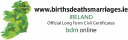BIRTHS DEATHS MARRIAGES LIMITED Logo