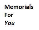 MEMORIALS FOR YOU LTD Logo