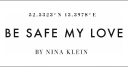 BE SAFE MY LOVE by Nina Klein Logo
